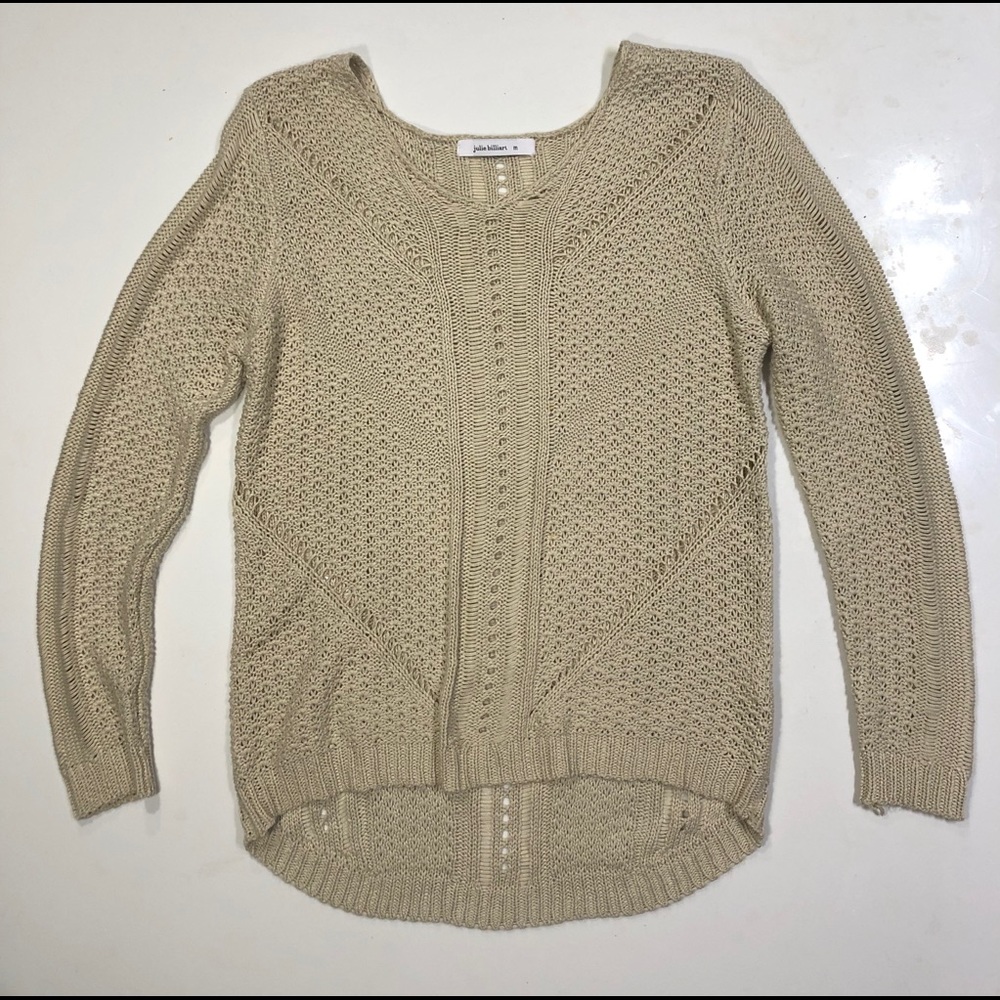 Tan knitted sweater